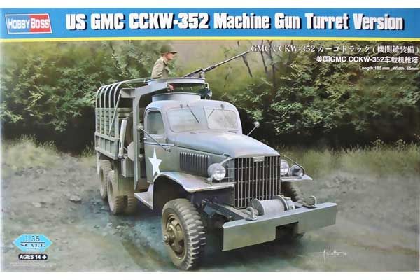 GMC CCKW-352 с пулеметом (Hobby Boss 83833) 1/35 GMC CCKW-352 с пулеметом (Hobby Boss 83833) 1/35