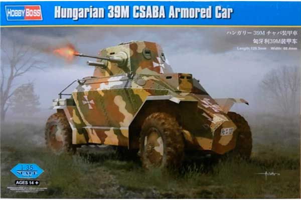 Венгерский бронеавтомобиль 39M CSABA (Hobby Boss 83866) 1/35