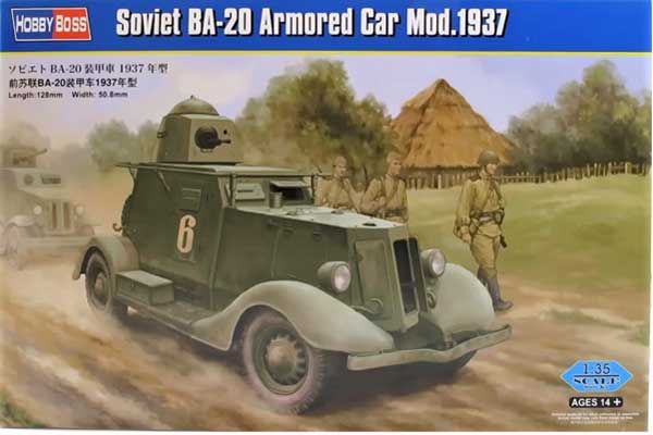 БА-20 мод.1937 (Hobby Boss 83882) 1/35 БА-20 мод.1937 (Hobby Boss 83882) 1/35