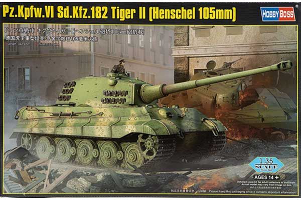 Pz.Kpfw.VI Sd.Kfz.182 Tiger II (Henschel 105mm) (Hobby Boss 84559) 1/35