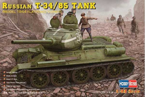 Т-34/85 мод. 1944 (Hobby Boss 84807) 1/48 Т-34/85 мод. 1944 (Hobby Boss 84807) 1/48