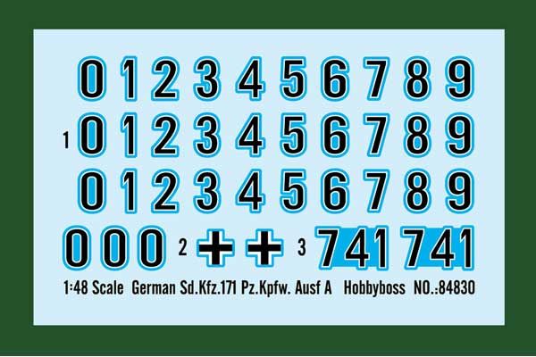 German Sd.Kfz.171 Pz.Kpfw.Ausf A (Hobby Boss 84830) 1/48