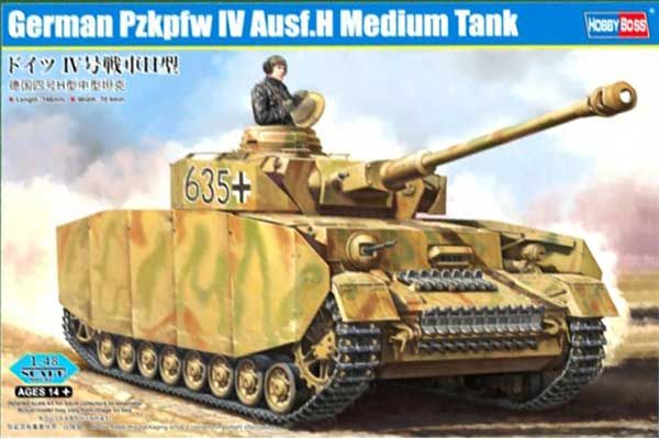 German Pzkpfw IV Ausf.H Средний танк (Hobby Boss  84841) 1/48