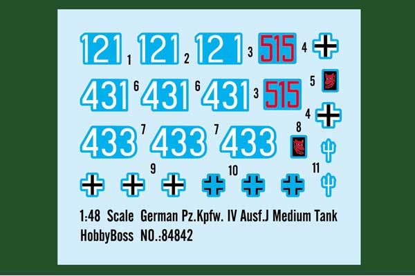 German Pz.Kpfw. IV Ausf.J (Hobby boss 84842) 1/48