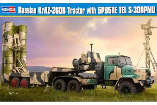 Тягач КрАЗ-260В с пусковой установкой 5П85ТЕ С-300ПМУ (Hobby Boss 85511) 1/35 Тягач КрАЗ-260В с пусковой установкой 5П85ТЕ С-300ПМУ (Hobby Boss 85511) 1/35