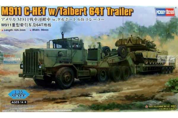 M911 C-HET с седельным тягачом Talbert 64T (HB85524) 1/35 M911 C-HET с седельным тягачом Talbert 64T (HB85524) 1/35