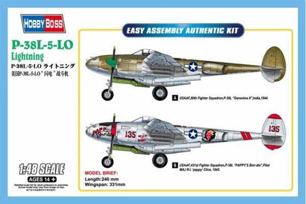 P-38L-5-L0 Lightning (Hobby Boss 85805) 1/48 P-38L-5-L0 Lightning (Hobby Boss 85805) 1/48