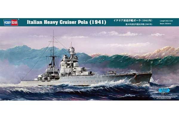 Итальянский тяжелый крейсер Pola (1941) (Hobby Boss 86502) 1/350