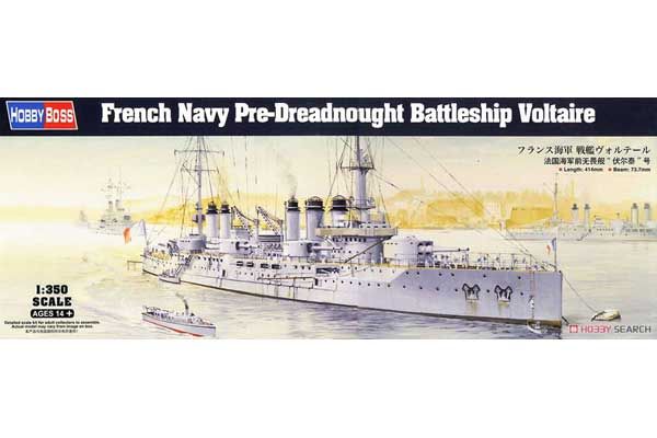 Voltaire французський ескадренний броненосець (Hobby Boss 86504) 1/350 Voltaire французський ескадренний броненосець (Hobby Boss 86504) 1/350
