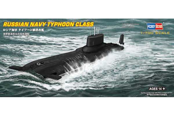 Подводная лодка проекта 941 «Акула» (Typhoon) (Hobby Boss 87019) 1/700