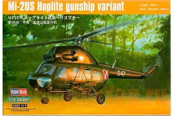 Мил Ми-2УС Hoplite противотанковый вариант (Hobby Boss 87242) 1/72