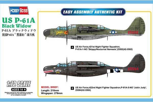 US P-61A Black Widow (Hobby Boss 87261) 1/72 US P-61A Black Widow (Hobby Boss 87261) 1/72