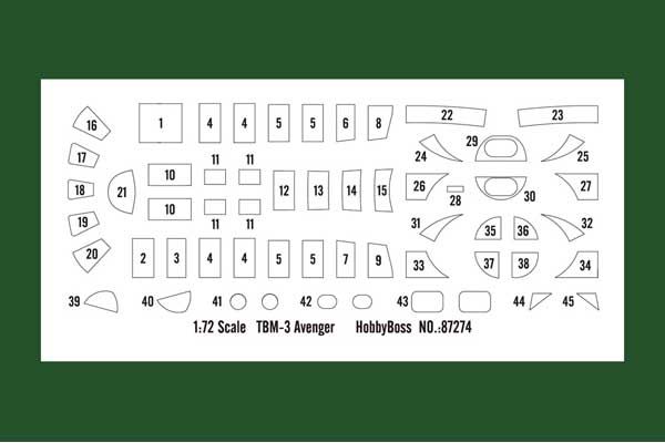 TBF-1C Avenger (Hobby Boss 87275) 1/72