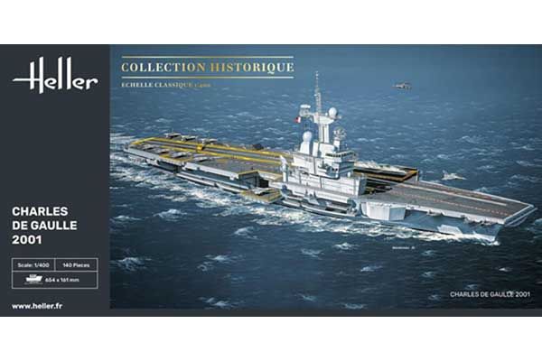 Авианосец Charles de Gaulle 2001 (Heller 81072) 1/400 Авианосец Charles de Gaulle 2001 (Heller 81072) 1/400