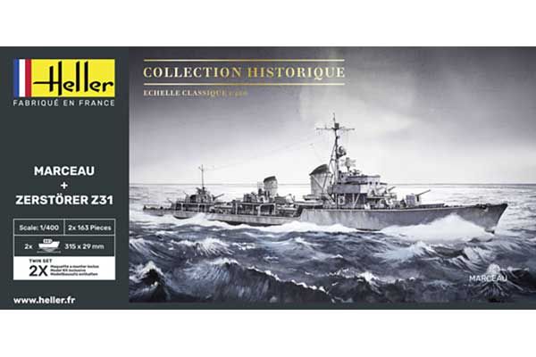 Marceau + Zerstörer Z31 (Heller 85009) 1/400 Marceau + Zerstörer Z31 (Heller 85009) 1/400