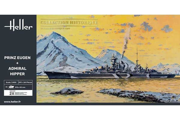 Prinz Eugen + Admiral Hipper (Heller 85083) 1/400 Prinz Eugen + Admiral Hipper (Heller 85083) 1/400