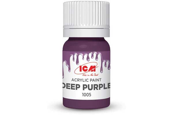 Акрилова фарба - Глубокий фіолетовий (Deep Purple) ICM 1005 Акрилова фарба - Глубокий фіолетовий (Deep Purple) ICM 1005