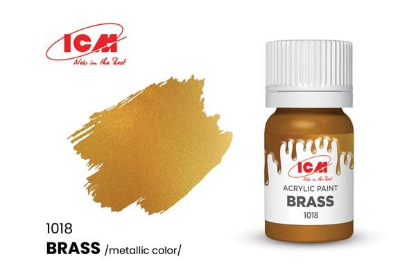 Акрилова фарба - Латунь (Brass) ICM 1018 Акрилова фарба - Латунь (Brass) ICM 1018