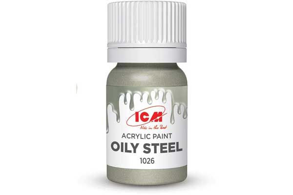 Акрилова фарба - Промаслена сталь (Oily Steel) ICM 1026