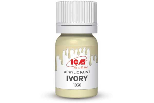 Акрилова фарба - Слонова кістка (Ivory) ICM 1030
