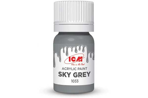 Акрилова фарба - Небесно-сірий (Sky grey) ICM 1033