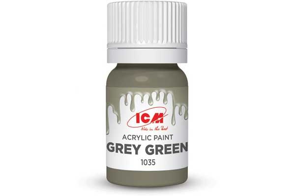 Акрилова фарба - Сіро-зелена (Grey green) ICM 1035