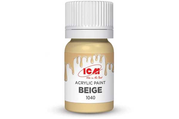Акрилова фарба - Бежевий (Beige) ICM 1040 Акрилова фарба - Бежевий (Beige) ICM 1040