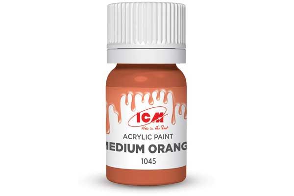 Акрилова фарба - Середній помаранчевий (Medium orange) ICM 1045