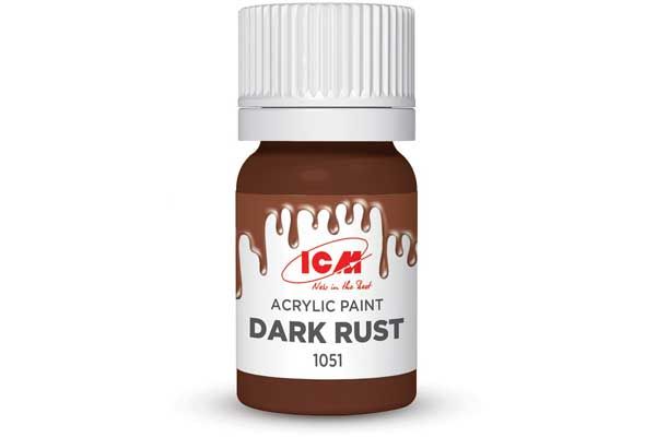 Акрилова фарба - Темна іржа (Dark rust) ICM 1051 Акрилова фарба - Темна іржа (Dark rust) ICM 1051