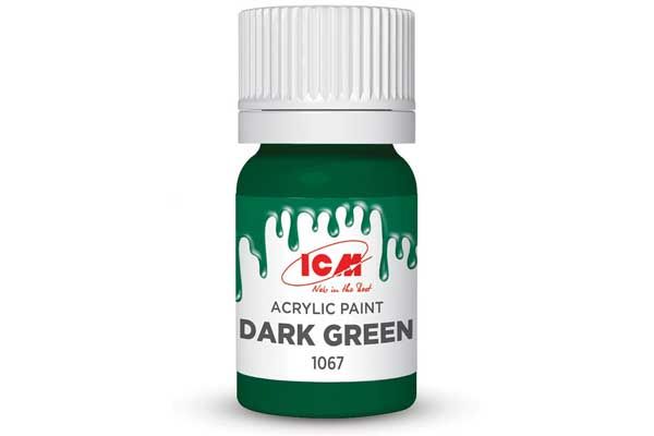 Акрилова фарба - Темно-зеленый (Dark green) ICM 1067 Акрилова фарба - Темно-зеленый (Dark green) ICM 1067