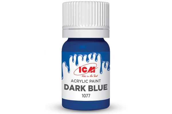 Акрилова фарба - Темно-синій (Dark blue) ICM 1077 Акрилова фарба - Темно-синій (Dark blue) ICM 1077