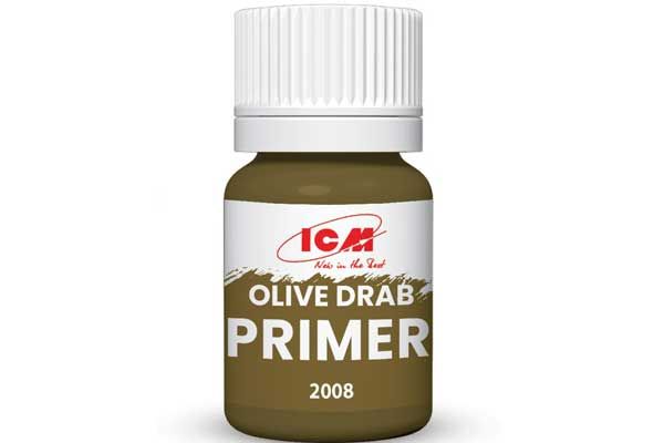 Грунтовка акрилова: Олива (Olive Drab) ICM 2008 Грунтовка акрилова: Олива (Olive Drab) ICM 2008