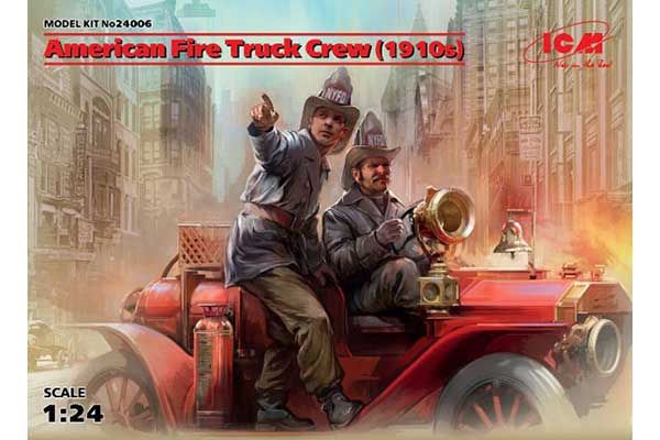 Екіпаж американської пожежної машини 1910 років (ICM 24006) 1/24 Екіпаж американської пожежної машини 1910 років (ICM 24006) 1/24