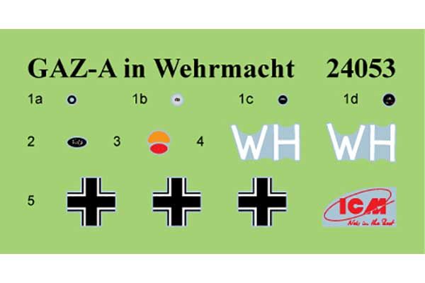 ГАЗ-А на німецькій службі (ICM 24053) 1/24