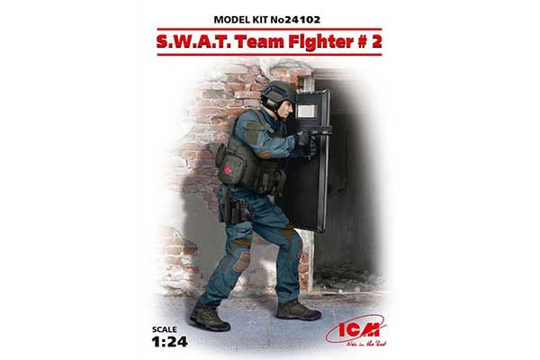 Боєць підрозділу S.W.A.T. # 2 (ICM 24102) 1/24 Боєць підрозділу S.W.A.T. # 2 (ICM 24102) 1/24