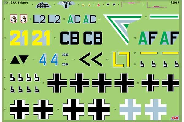 Hs 123A-1 (позднего выпуска) (ICM 32015) 1/32