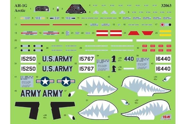 AH-1G «Arctic Cobra» (ICM 32063) 1/32