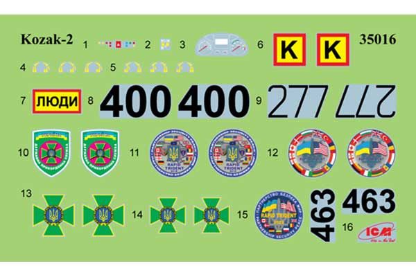 “Козак-2” Государственная пограничная служба Украины (ICM 35016) 1/35