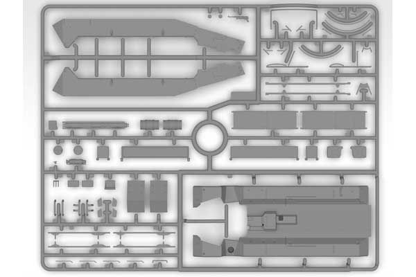 Krankenpanzerwagen Sd.Kfz.251/8 Ausf.A, німецький санітарний бронетранспортер 2СВ з медиками (ICM 35114) 1/35 Krankenpanzerwagen Sd.Kfz.251/8 Ausf.A, німецький санітарний бронетранспортер 2СВ з медиками (ICM 35114) 1/35