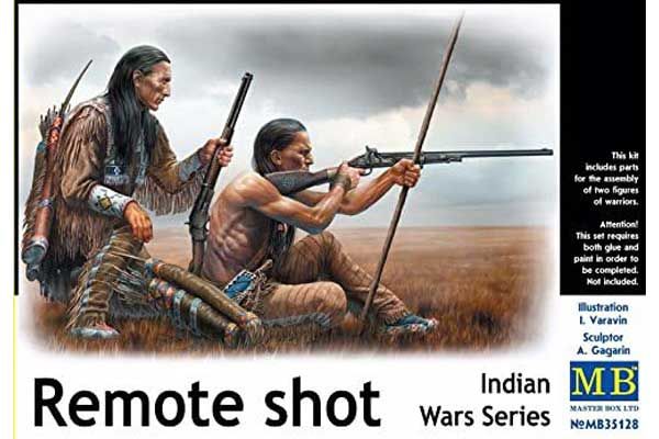 "Отдаленный выстрел", индейская военная серия (Master Box 35128) 1/35 "Отдаленный выстрел", индейская военная серия (Master Box 35128) 1/35