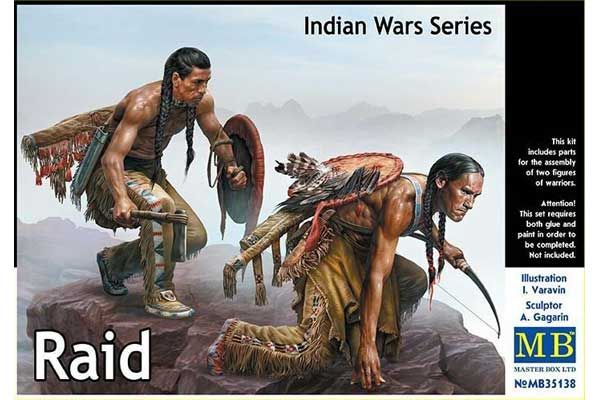 "Налет", индейская военная серия (Master Box 35138) 1/35 "Налет", индейская военная серия (Master Box 35138) 1/35
