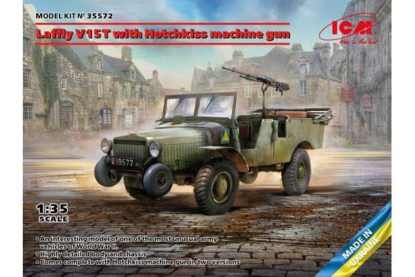 Laffly V15T з кулеметом Hotchkiss (ICM 35572) 1/35