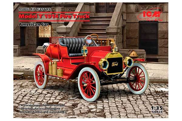 Пожарный автомобиль модели Т 1914 года (ICM 35605) 1/35 Пожарный автомобиль модели Т 1914 года (ICM 35605) 1/35