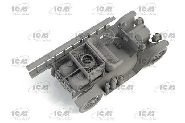 Пожарный автомобиль модели T 1914 года с экипажем (ICM 35606) 1/35