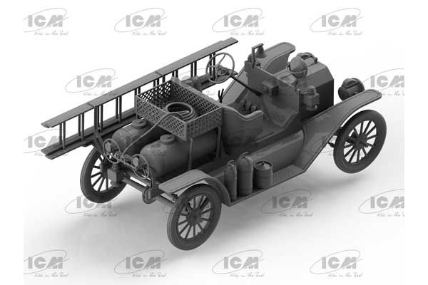 Пожарный автомобиль модели T 1914 года с экипажем (ICM 35606) 1/35