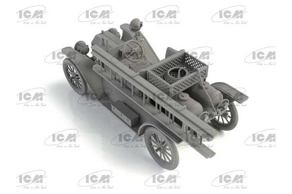Пожарный автомобиль модели T 1914 года с экипажем (ICM 35606) 1/35