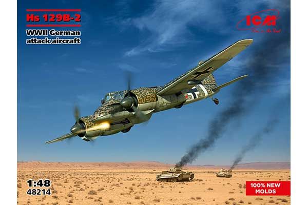 Hs 129B-2 (ICM 48214) 1/48