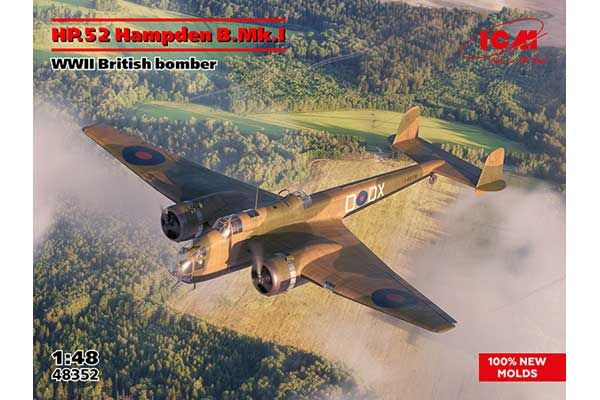 HP.52 Hampden B.Mk.I (ICM 48352) 1/48