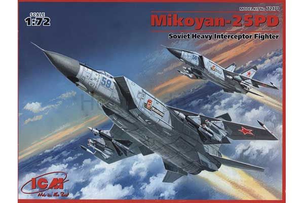 МиГ-25ПД (ICM 72171) 1/72 МиГ-25ПД (ICM 72171) 1/72