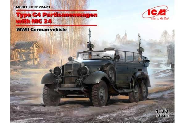 Type G4 Partisanenwagen з MG 34 (ICM 72473) 1/72 Type G4 Partisanenwagen з MG 34 (ICM 72473) 1/72